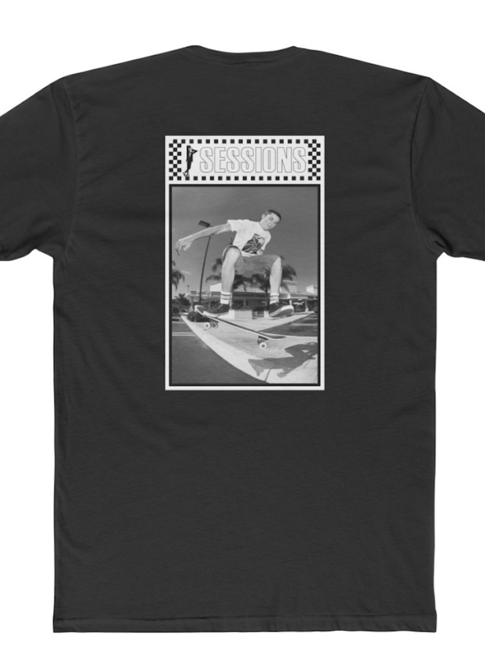 MATT HENSLEY / SESSIONS Skateboard Shop 1992 reissue T-shirt ( skateboard tee ) - Picture 3 of 6